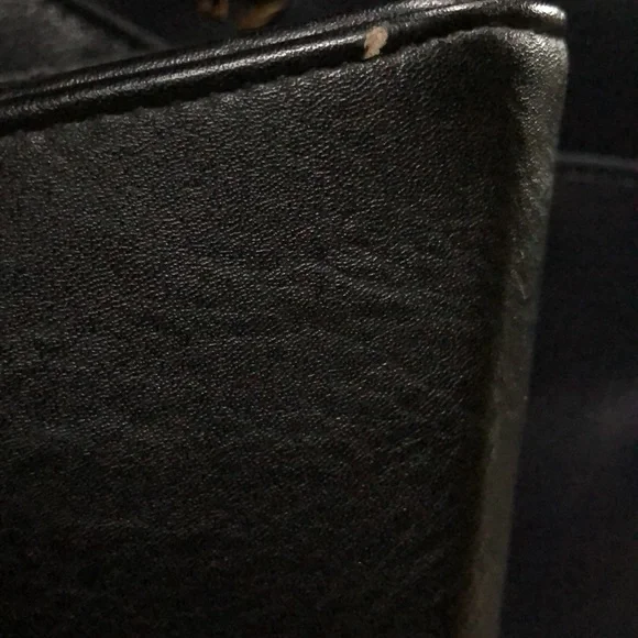 Lulu Black Mini Evening Bag with Bow and Goldtone Chain Strap - Picture 10 of 10